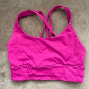 Lululemon Energy Bra Longline Ripened Raspberry